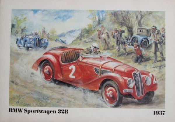 Wartburg Werbemappe "Automobile aus Eisenach" 12 farbige Kunstdrucke 1975 (9845)